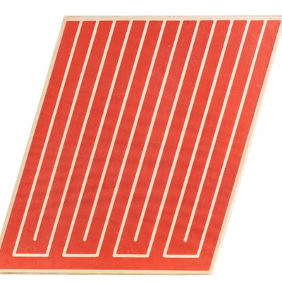 Sale Photo Thumbnail #27: Donald Judd I-L Cadmium Red Parallelogram Woodcut