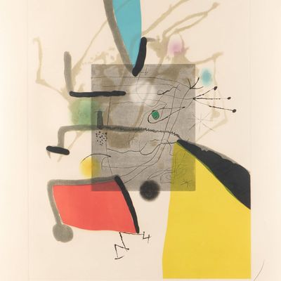 Sale Photo Thumbnail #48: Joan Miro "Llibre dels sis Sentits II" Etching
