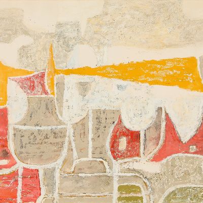 Sale Photo Thumbnail #105: George Morrison "Luminous Landscape" Painting 1953