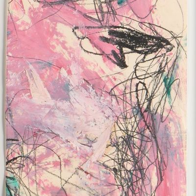 Sale Photo Thumbnail #92: Mary Abbott Abstract Mixed Media Painting