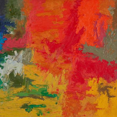 Sale Photo Thumbnail #104: George Morrison Abstract Oil Painting 1960