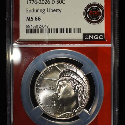 Sale Photo Thumbnail #4: 1776-2026-D 50C ENDURING LIBERTY NGC MS66