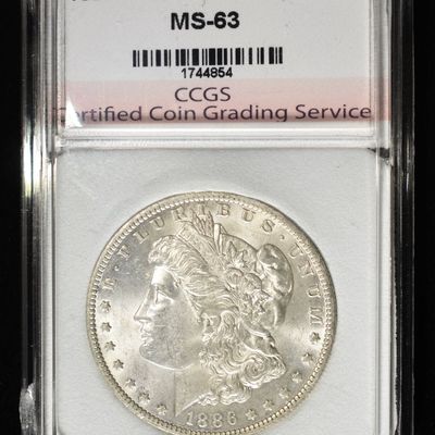 Sale Photo Thumbnail #262: 1886-O MORGAN DOLLAR CCGS CH BU