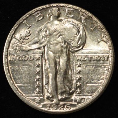 Sale Photo Thumbnail #365: 1926 STANDING LIBERTY QUARTER AU/BU