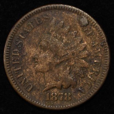 Sale Photo Thumbnail #174: 1878 INDIAN HEAD CENT XF