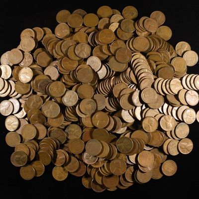 Sale Photo Thumbnail #116: (500) WHEAT CENTS: MIXED DATES