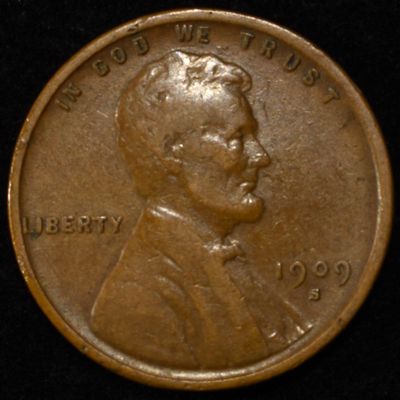 Sale Photo Thumbnail #355: 1909-S VDB LINCOLN CENT XF