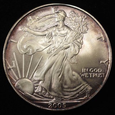 Sale Photo Thumbnail #101: 2005 AMERICAN SILVER EAGLE