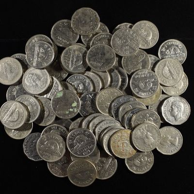 Sale Photo Thumbnail #342: CANADIAN COLLECTORS LOT SOME SILVER