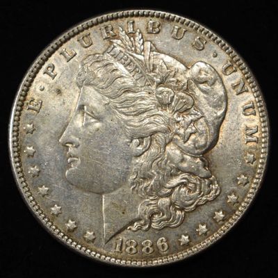 Sale Photo Thumbnail #390: 1886 MORGAN DOLLAR