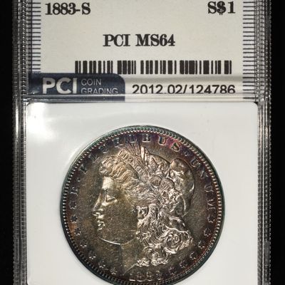 Sale Photo Thumbnail #5: 1883-S MORGAN DOLLAR PCI CH/GEM BU