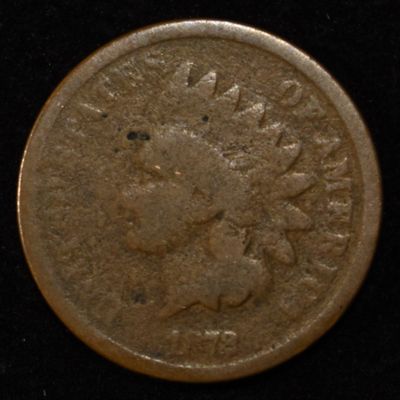 Sale Photo Thumbnail #170: 1872 INDIAN HEAD CENT VG/F