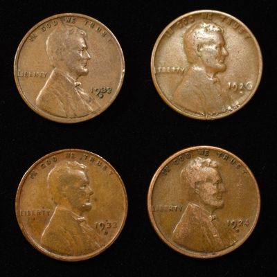Sale Photo Thumbnail #185: 8 NICE EARLY SEMIKEY WHEAT CENTS