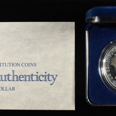 Sale Photo Thumbnail #316: 1987-S $1 COMMEM CONSTITUTION