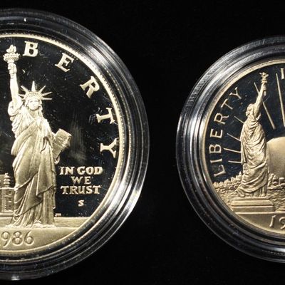 Sale Photo Thumbnail #315: 1986-S 2-COIN LIBERTY COMMEM SET