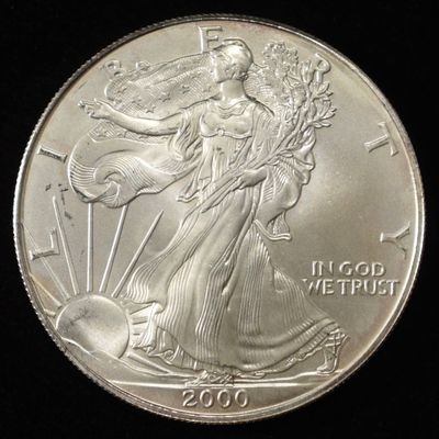 Sale Photo Thumbnail #100: 2000 AMERICAN SILVER EAGLE