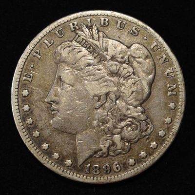 Sale Photo Thumbnail #90: 1896-S MORGAN DOLLAR VF