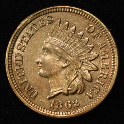 Sale Photo Thumbnail #160: 1862 INDIAN HEAD CENT GEM BU