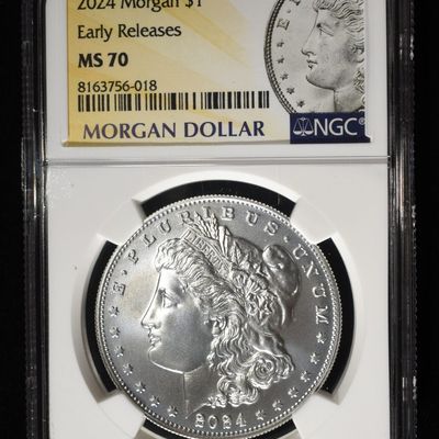 Sale Photo Thumbnail #9: 2024 MORGAN DOLLAR NGC MS70 EARLY RELEASES