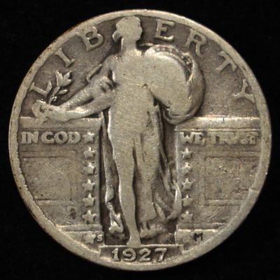 Sale Photo Thumbnail #366: 1927-S STANDING LIBERTY QUARTER VG