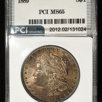 Sale Photo Thumbnail #265: 1889 MORGAN DOLLAR PCI GEM BU