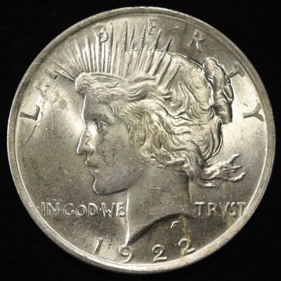 Sale Photo Thumbnail #288: 1922 PEACE DOLLAR CH BU