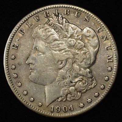 Sale Photo Thumbnail #409: 1904-S MORGAN DOLLAR XF