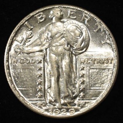 Sale Photo Thumbnail #367: 1929-D STANDING LIBERTY QUARTER AU/BU