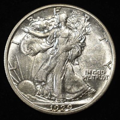 Sale Photo Thumbnail #380: 1929-S WALKING LIBERTY HALF DOLLAR CH AU
