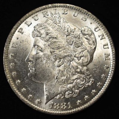 Sale Photo Thumbnail #386: 1881-O MORGAN DOLLAR BU