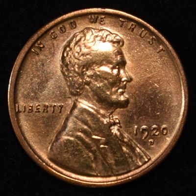 Sale Photo Thumbnail #184: 1920-D WHEAT CENT CH BU RD