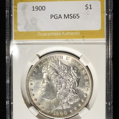 Sale Photo Thumbnail #280: 1900 MORGAN DOLLAR PGA GEM BU
