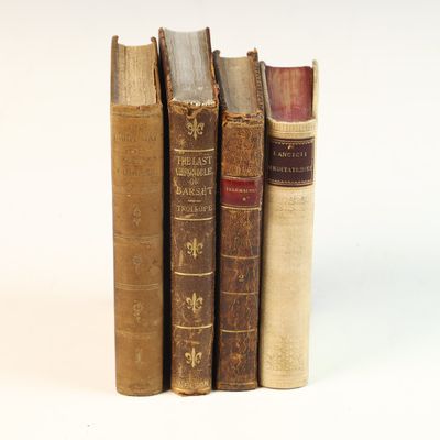 A Collection of Antiquarian Volumes Including Trollope's The Last Chronicle of Barset. Nelson, et al.