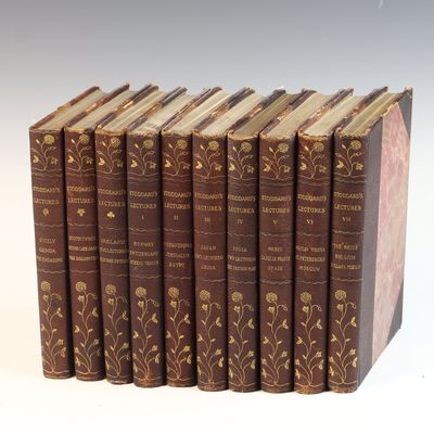 Stoddard, John L. John L. Stoddard's Lectures. Balch Brothers Co., 1905. Complete Ten-Volume Set.