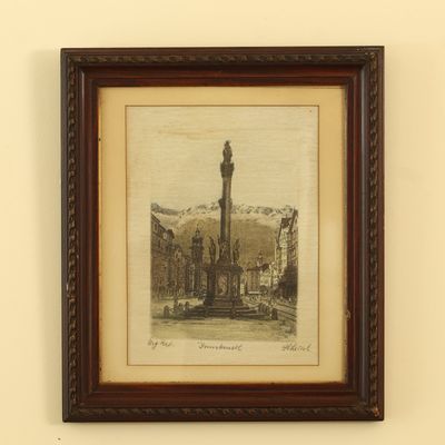 H. Kirchl, Innsbruck, Original Etching