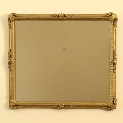 Ornate Gilt Framed Neoclassical Revival Wall Mirror
