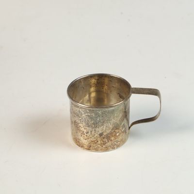 Child's Sterling Silver Cup with Julia Inscription