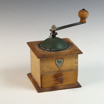Peugeot Freres Manual Beechwood Box Coffee Grinder