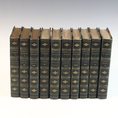 Lowell, James Russell. Lowell's Works. Houghton, Mifflin and Company, 1891. A Multi-Volume Set.