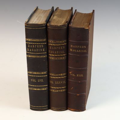 Harper's New Monthly Magazine. Harper & Brothers, 1868-1878. Three Volumes.