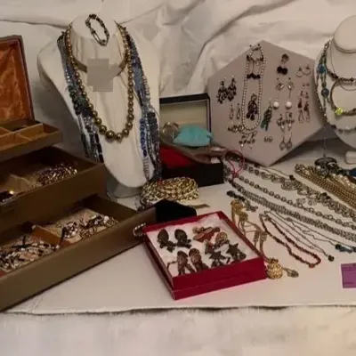 Costume Jewelry, Earrings, Necklaces and Charms