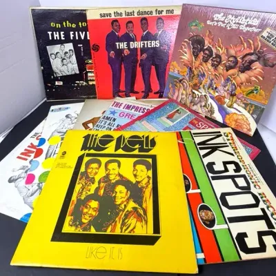 Vintage Vinyl: Vocal Harmonies & Doo-Wop - Autographed Ink Spots, The Dells, The Drifters & More