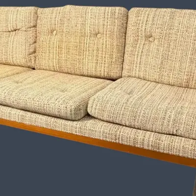 Jydsk Mobelvaerk Danish Modern Teak Case Sofa - 58x31x24.5”