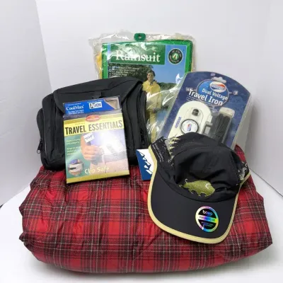 Eddie Bauer EB650 Down Camping Blanket, Boco Hat & More Camping/Travel Gear (Some NIP/NWT)