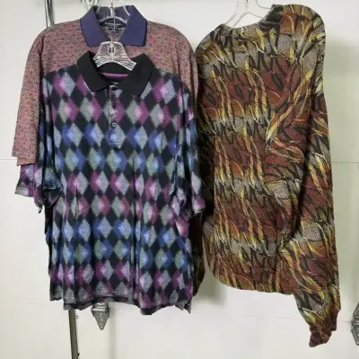 Bugatchi Uomo, Emme Uno Italy & Jane Barnes Men’s Knit Tops: Size L