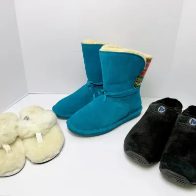 UGG, Bearpaw & Merrell Suede & Sheepskin Shoes: Size 7,8 Women’s 