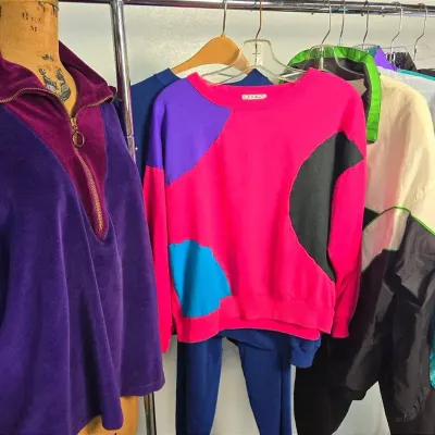 Vintage 1980s–90s Sportswear: Puma, Wilson, Koret & Colorblock Separates - M, L, XL