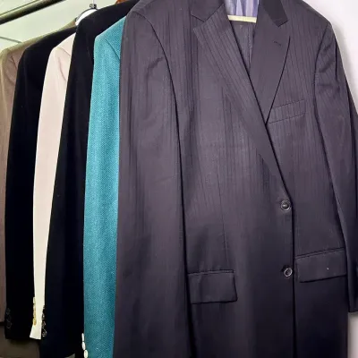 Hugo Boss, Mani, & More Cashmere, Wool & Silk Blazers & Slacks (Size 42,44,38)