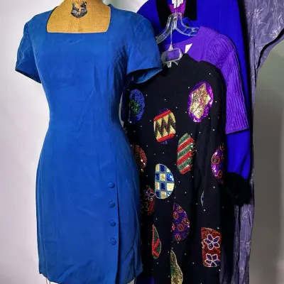 VTG Oleg Cassini, David Warren, Marisa Christina & More Jewel-Tone Apparel (S, 10-12)