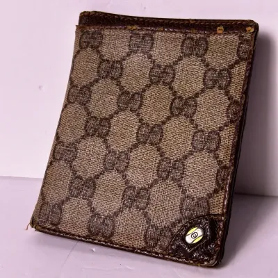Authenticated Gucci GG Monogram Bifold Wallet 